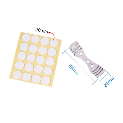 200 self-adhesive double-sided wick fixers, yellow 2