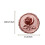 Reusable Tablets Waxes Seal Stickers 50pcs Pet Materials 3