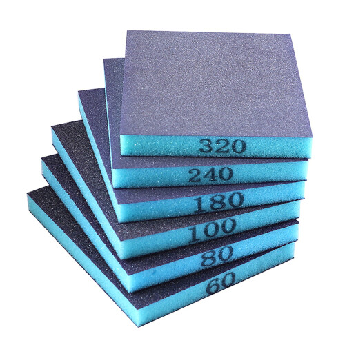 Reusable Polishing Sanding Sponge Pad Sand Paper Mesh Sanding