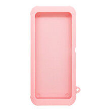 Stain Proof Soft Skin Case Precisely Aligned Button Study-pink