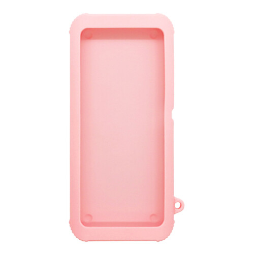 Stain Proof Soft Skin Case Precisely Aligned Button Study-pink