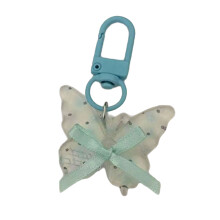 Elegant Jelly Material Bowknot Keychain Fashionable Bag Charm-2