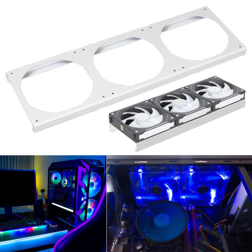 Gaming PC Cooling System 12cm Fan Heightening Bracket 15mm-360 2