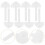20pcs Plastic Bee Feeders Drinking Feeders 3