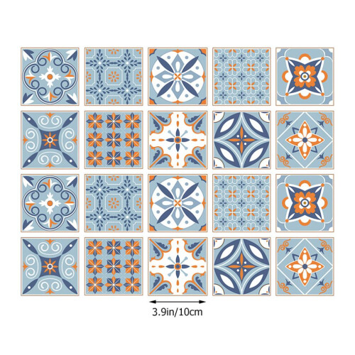 20 väggdekaler med 3D-PVC-keramiska plattor 1