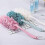 Long Handle Shower Brush with Soft Mesh - Pink Hanging Back Scrubber for Bath and Spa Use 3