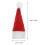 24 mini gorros navideños de forro polar, diseño para dulces 3
