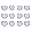 24 hartvormige LED-dranklampjes 1