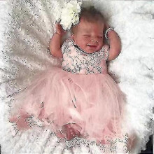 Realistic Full Silicone Reborn Doll with Movable Joints