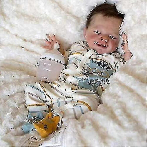 Realistic Full Silicone Reborn Doll with Movable Joints 1