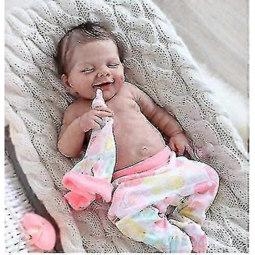 Realistic Full Silicone Reborn Doll with Movable Joints 2