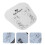 1 pc. Boot Clip, White Plastic 5