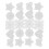 25 pcs. Empty net plastic film 1