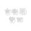 25 pcs. Empty net plastic film 2