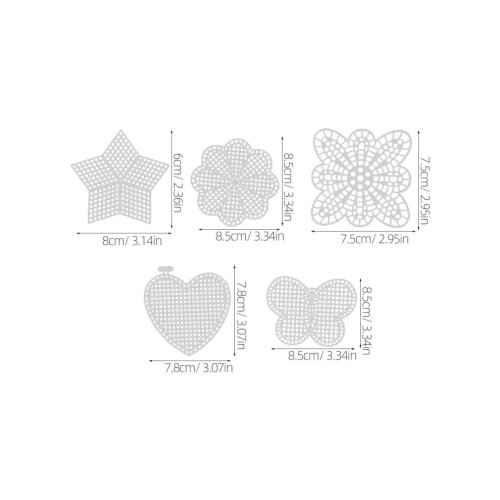 25 pcs. Empty net plastic film 1