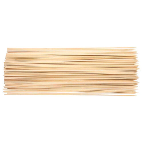 2-pack bambupinnar, 50 cm, engångs, för grillning och pyssel