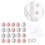 2M Assorted Pom-poms for Crafts and Hanging Decorations Pink White 1