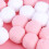 2M Assorted Pom-poms for Crafts and Hanging Decorations Pink White 4