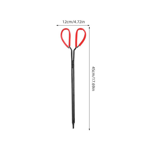 2 st långa saxtänger 45 cm för sopor, eldstad, grill 1
