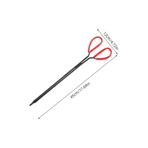 2 st långa saxtänger 45 cm för sopor, eldstad, grill 2