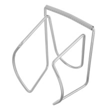 Portable steel rail holder for tennis and pickleball balls