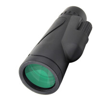 Telescopio portátil de un solo tubo para observación de aves, color negro