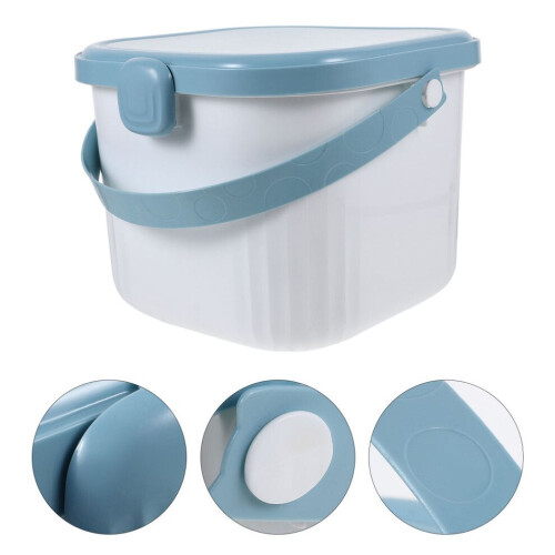 Toy Box Robust Storage Container with Lid for Building Blocks 2