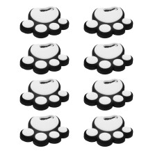 8Pcs Anti Slip White Silicone Snowboard Grip Pads Durable Protection