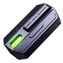 (Green light) Green Light Spin Coin Toy with Pulse Dark Gray for Stress Relief