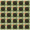 25Pcs Adhesive Target Stickers Round Splatter Design 4