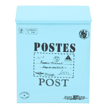 boîte aux lettres murale avec boîte aux lettres de style américain vintage