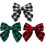 3Pz Fermacapelli Piccolo Decorativo Plaid 8