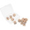 12Pz Spilli Decorativi Khaki in Per Bacheca E 4