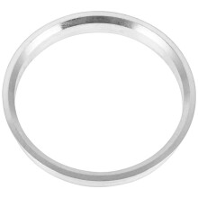Wielcentreerringen, exterieur van de auto, zilver