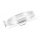 Hjulcentreringsringar, bilens utsida, silver 2