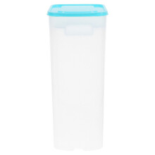 Reusable cookie tin with dispenser function for keeping cookies fresh.