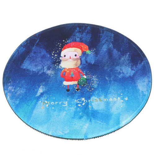 Christmas mouse pad with non-slip rubber base for office