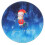 Christmas mouse pad with non-slip rubber base for office 5
