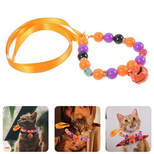 Halloween Katthalsband Justerbart Hundhalsband Med 2