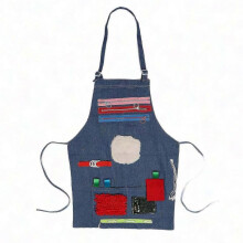 Dementia Sensory Apron for Elderly Activities, Alzheimer's Stress Relief, Unisex Sensory Games