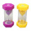 2pcs Hexagonal Hourglass 30 Minutes Sand Timer Portable Plastic Sand Clock for Games Kitchen Office 3