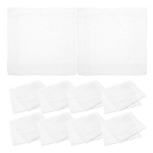 Pure Cotton Handkerchiefs Bul Pack White