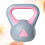 1 st Kettlebell Bärbar Fitnessutrustning Sporthantel 2