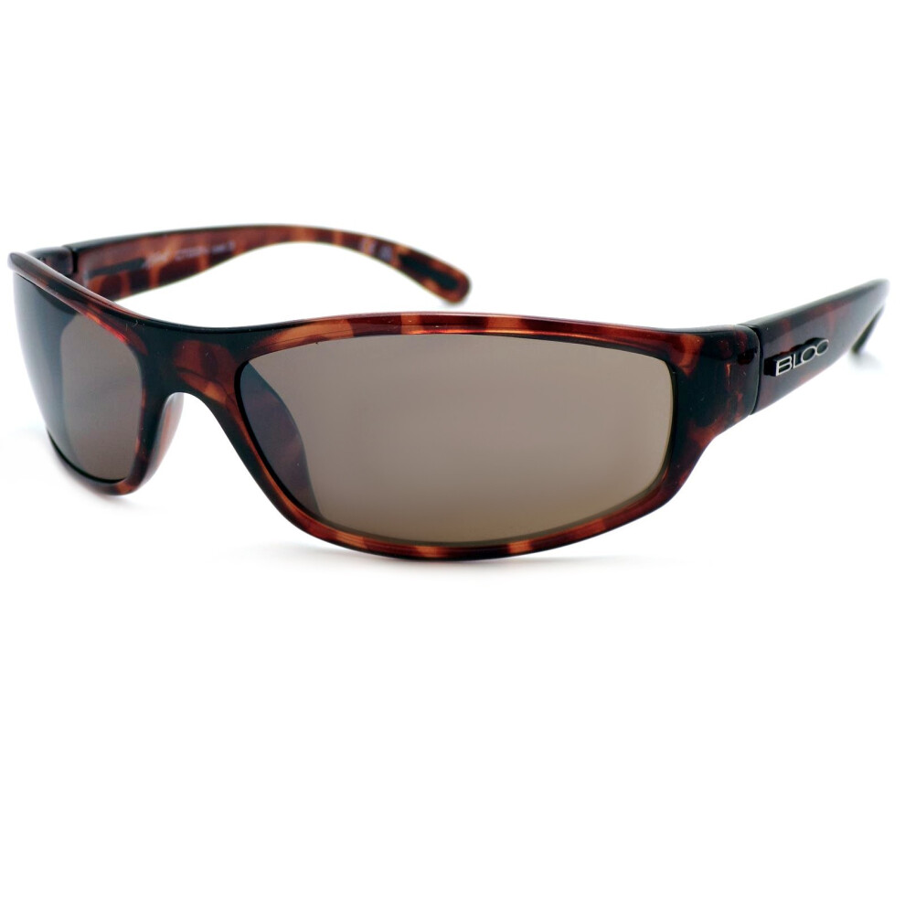 Bloc Eyewear Brown Bloc Hornet Sunglasses Shiny Tortoise With Mirror Cat.3 Lenses Ct22n