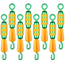 1 Box of 8 High-Strength Swivel Connectors for Fishing Lures