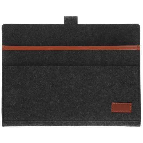 1 felt storage bag, hanging, for bed & sofa, dark grey