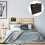 1 felt storage bag, hanging, for bed & sofa, dark grey 5