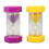 2pcs Hexagonal Hourglass 30 Minutes Sand Timer Portable Plastic Sand Clock for Games Kitchen Office 1