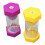 2pcs Hexagonal Hourglass 30 Minutes Sand Timer Portable Plastic Sand Clock for Games Kitchen Office 2