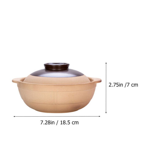 1 ceramic stew pot for soup and household use 1